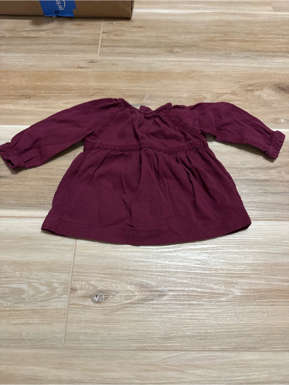 Carter’s burgundy wine colored blouse